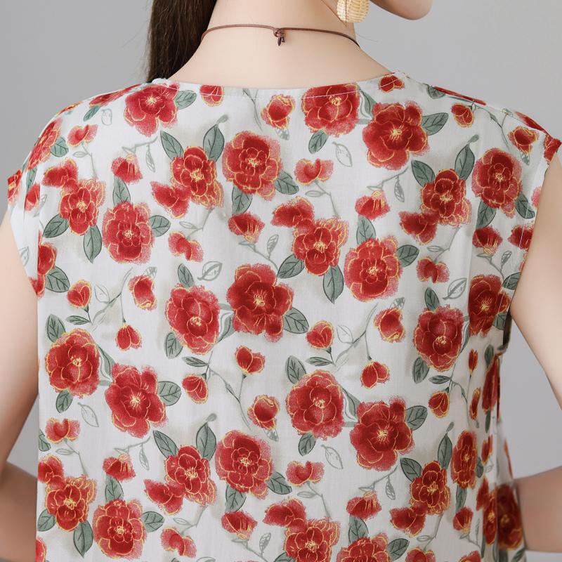 Повседневные женские платья летняя винтажная одежда больших размеров без рукавов свободное длинное платье