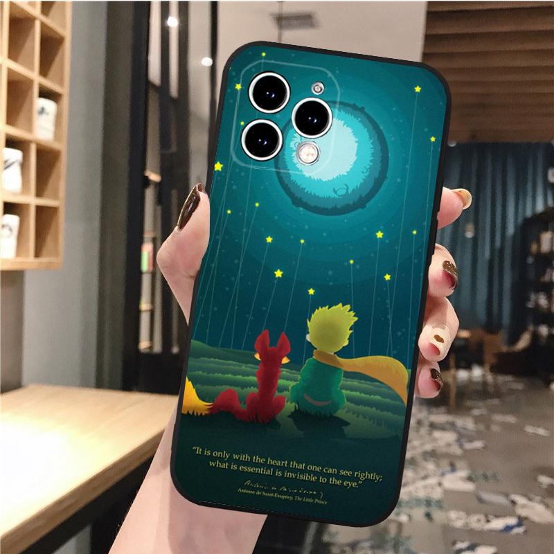 Phone Case For Iphone 14 Pro Max 13 12 11 Pro Max Xs Xr X 12mini 7 8 Plus Se The Little Prince Fox Case Funda