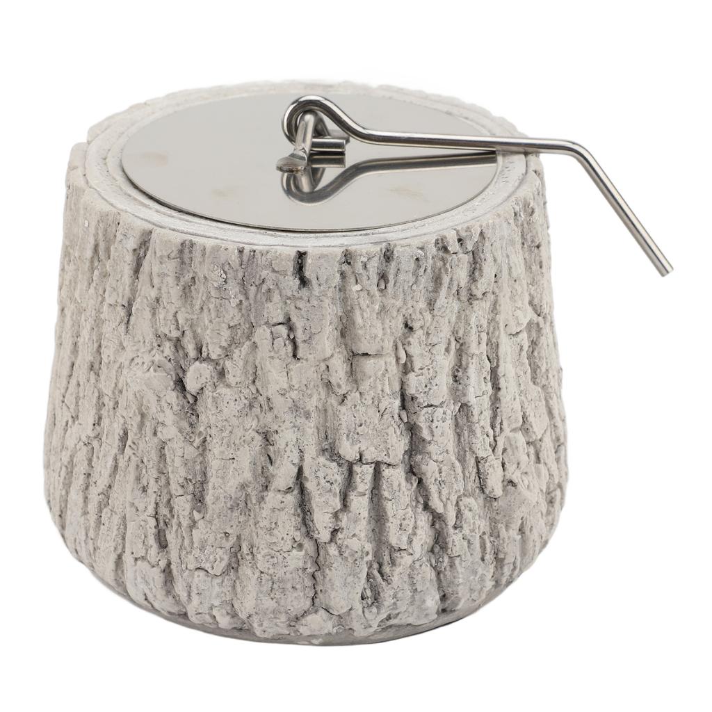 Настольная чаша для костра из керамики и металла, безопасная бездымная переносная настольная чаша для костра для барбекю на открытом воздухе