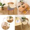 Summer Dining Chair Cushion Thickened Cotton Linen Breathable Cushion Student Horseshoe-shaped Chair Cushion Home Supplies