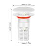 Rapid Drainage Pop-Up Bounce Core No Overflow Sink Drain Plug Wash Basin Drain Filter  Shower