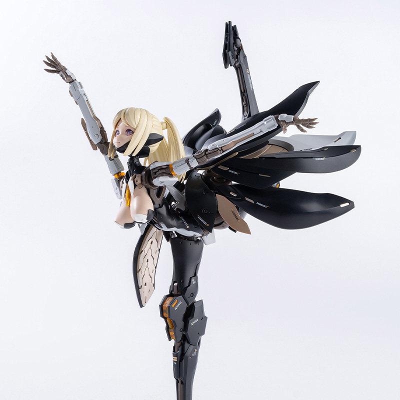 HEMOXIAN NUCLEAR CRAFT Project Rosa Starflower Lily Mecha Girl Action Figure Mechanical Assembly Model Kit Collectible Toy Boys