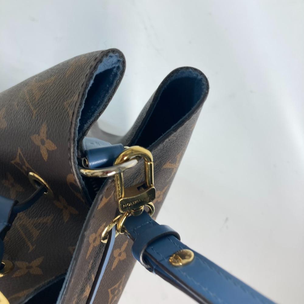 Louis Vuitton M43569 Сумка-ведро Monogram Neonoe Наплечная сумка Коричневый x синий