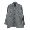 Unused Johnbull Houndstooth Shirt Jacket L Gray Men's Used