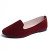 Women Flats  Colourful Suede Women Loafers Ballet Pointed Toe Flats Ladies Shoes Loafers