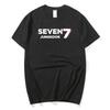 Small Group Seven Surrounding Harajuku Print Fashion Men'S And Women'S T-Shirts, Tops, Short Sleeves