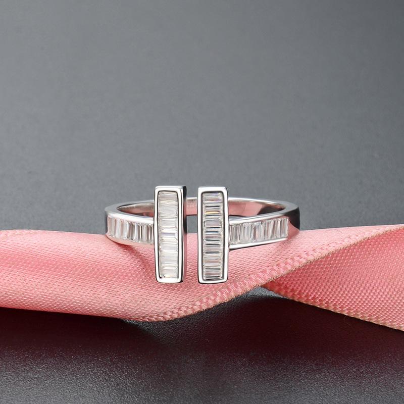 Классическое кольцо Lindon из стерлингового серебра 925 пробы с цирконом, женские ювелирные изделия, свадебный подарок для вечеринки