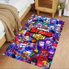 Brawl Stars Floor Rug Office Rug Design for Foyer Dormitory Game Room Entryway Antislip Carpet Decorate Offices Perfect Gift for Friends & Family