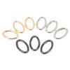 9Pcs Spring Ring Buckle 0?Shaped Oval Open Bag Chain Hardware DIY Accessories 3 ColorsM