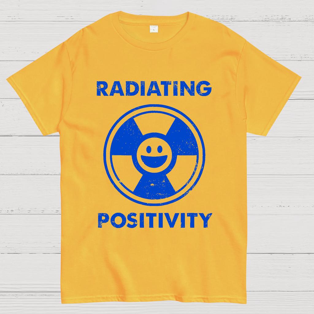 Radiating Positivity Cotton Summer Casual Cool Loose T-Shirt