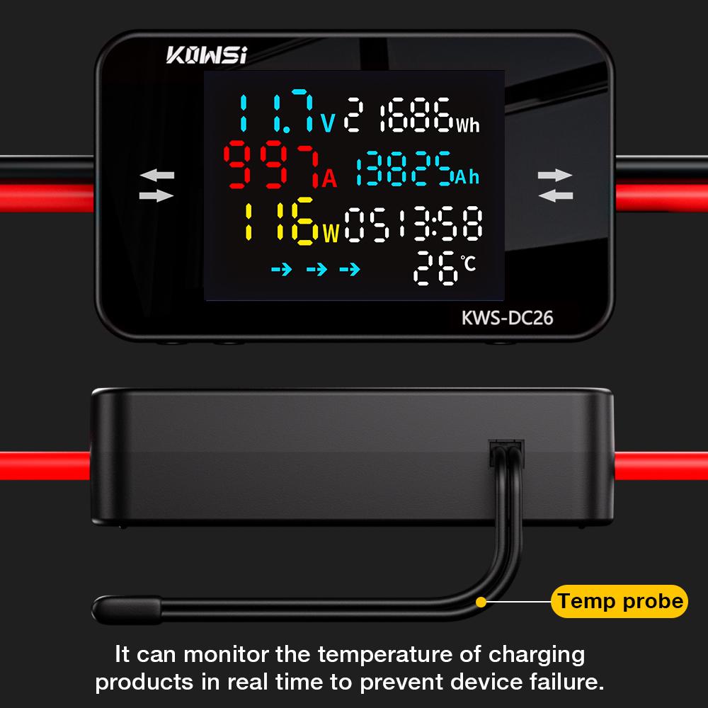 Electric Motorcycle Scooter Battery Charging Tester Charger Analyzer 0-80V Voltage Current Power Test XT60 XT90 Interface