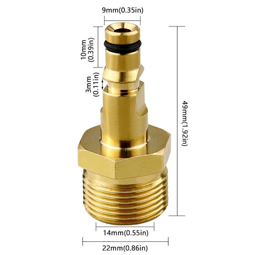 All Copper Outer Wire High-pressure Washer Connector Adapter Coupling Head