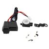4 In 1 Cigar Lighter Socket Dual USB Charger LED Voltmeter with On Off Switch For Motorcycle