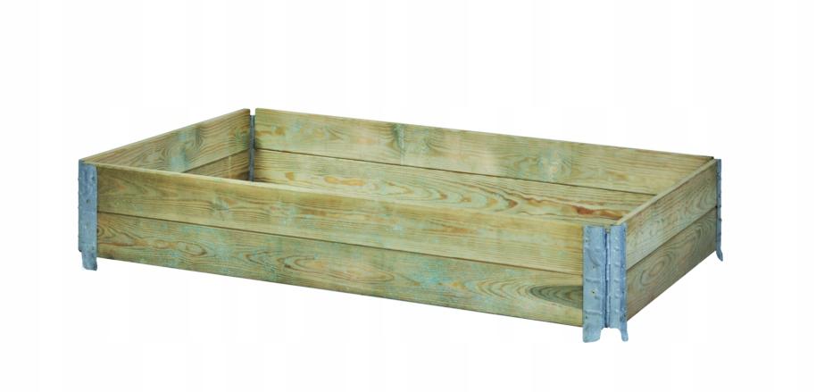 Raised Wooden Garden Bed for Vegetables, 46x80x20