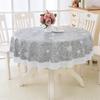 Waterproof Tablecloth Round Table Cloth PVC Nappe Table Cover Party Wedding Table Cloth for Home Kitchen Tablecloth
