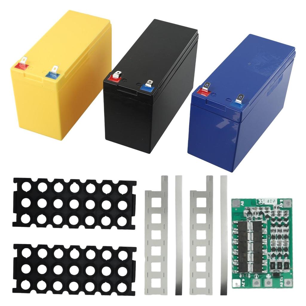 12V 7Ah Пустой корпус для аккумулятора Держатель ABS Плата PCB
