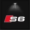 2/4PCS car door LED landing projection welcome lights for Audi Sline S3 S4 S5 S6 S7 S8 RS Gecko Quattro auto parts.