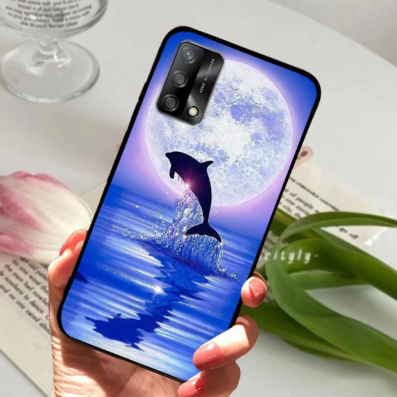 Чехол для Oppo A74 4G CHP2219 Ударопрочный Цветной Матовый Мягкий ТПУ Силиконовый Чехол для Телефона Для OPPO F19 Бампер CPH2219 Fundas