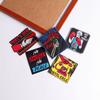 5 Pcs/pack  Fusible Embroidery Patch Iron On Patches For Clothing Thermoadhesive Patches For Jackets Jeans Backpack Ironable Sewing Patch