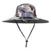 Sun Hat with Solar-Powered Dual Fans Wide-Brimmed Outdoor Fishing Hat with USB Charging Breathable Mesh Fishermen Hat