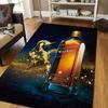 J Johnnie W Walker ковер и коврик для виски современный бар гостиная спальня Большой площади мягкий ковер кабинет прихожая прикроватный нескользящий коврик