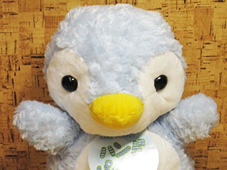 Ручная кукла Пингвин Синий