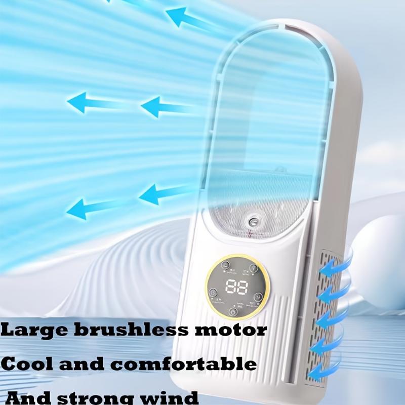 Кондиционер Вентилятор Электрический Вентилятор Бытовой Увлажняющий Охлаждающий Usb Вентиляторы Распылительный Настольный Вентилятор С Водяным Охлаждением Без Лопастей Напольные Вентиляторы 2024