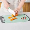 Double-sided Cutting Board Vegetable Meat Chopping Board with Grooves Easy Grip Handle Non-Slip Kitchen Essential for Foodies And Chefs