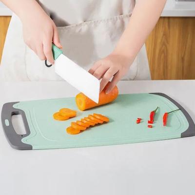 Двусторонняя разделочная доска для овощей и мяса с канавками Easy Grip