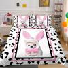 3D Cartoon Animal Bedding Set with High-definition Digital Printed Duvet and Pillowcase 2/3 Pieces Suitable for Children's Room and Home Decoration