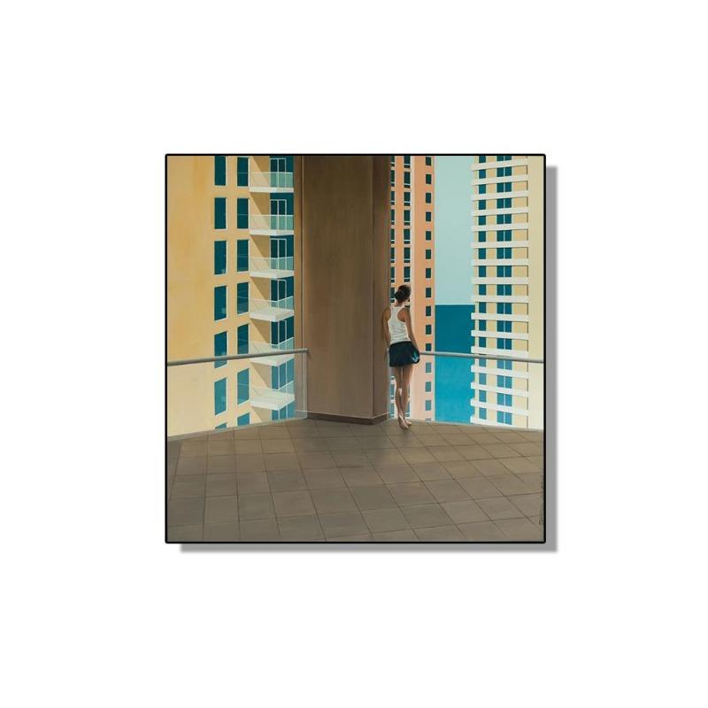 Известный Дэвид Хокни абстрактный пейзаж постер холст картина бассейн океан окно настенное искусство для гостиной домашний декор