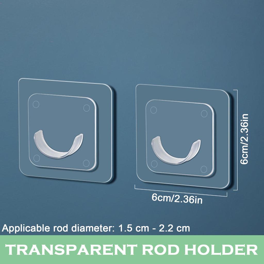 Самоклеящийся телескопический держатель для штанги, не требующий сверления, регулируемый каркас для штанги, горизонтальная перекладина, настенный крючок, фиксирующее крепление