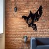1pc Dove Metal Wall Art Elegant Metal Wall Decor Versatile for Kitchen Living Room Stylish Wall Hanging for Home Decor