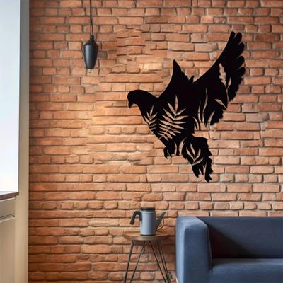 1 шт., металлический настенный декор Dove, элегантный, универсальный, для кухни, гостиной, стильный настенный декор для домашнего декора