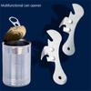Can Opener Stainless Steel Safety Side Cut Manual Tin Professional Ergonomic Jar Tin Opener Cans Kitchen Tool