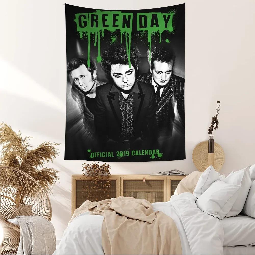 GGreen DDay American Idiot DIY Wall Tapestry Hanging Tarot Hippie Wall Rugs Dorm Home Decor
