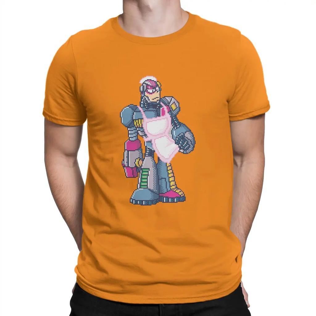 Maid Junkman T-Shirt Megamans Fashion Pure Cotton Tees Crewneck Short Sleeve T Shirt Gift Idea Clothes Unisex
