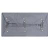 Garden Cart Liner Dark Grey 81 X 41 X 21 Cm Fabric