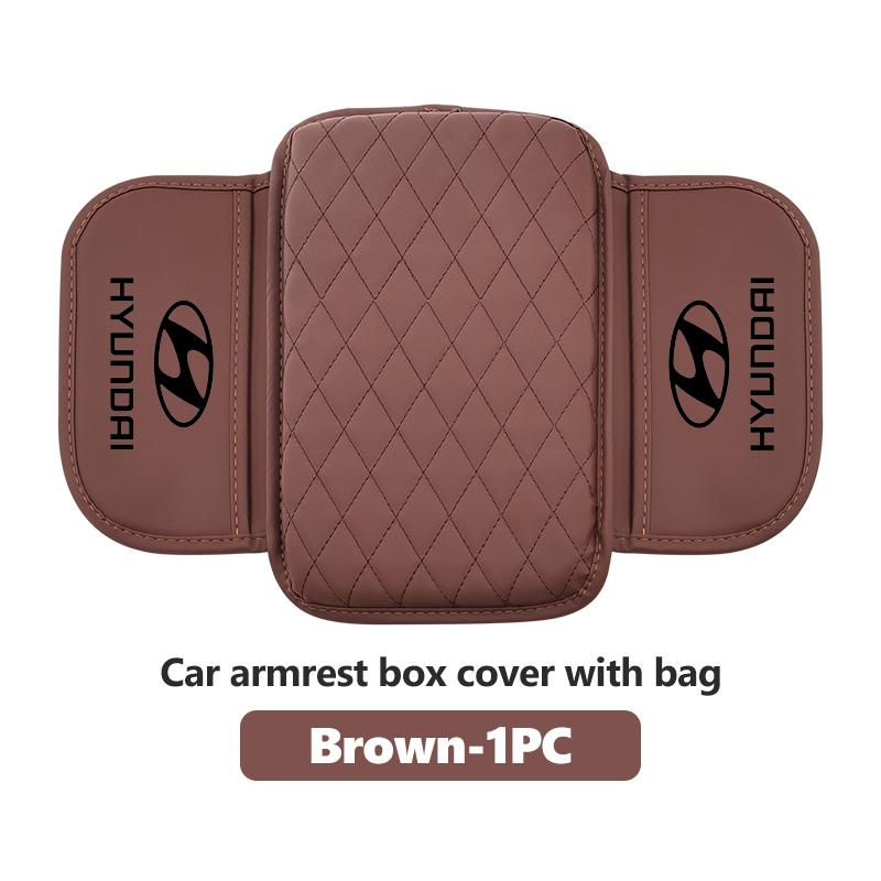 Car Arm Rest Cover With Storage Bag Center Console Elbow Cushion For Hyundai GDi N Line i10 Azera Genesis G70 G80 G90 Accent HH65