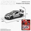 Майсто 1:Масштаб 1:64 Модель автомобиля Porsche 911 GT2 RS из литого сплава Симуляция Коллекция Суперкаров Украшение Детская игрушка Подарок