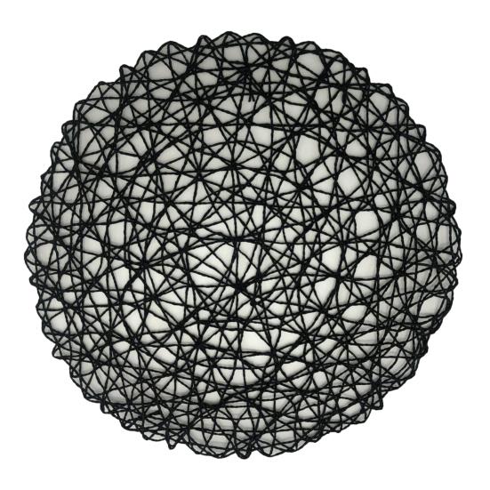 Table Mat Environmentally Friendly for Home Round Non-Slip Heat Insulation Round Coaster Stylish Anti-slip Tight Woven CLE