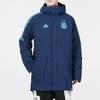 Adidas Afa Stad Par Sports Striped Casual Hooded Cotton Jacket Men Jacket Blue HF3912