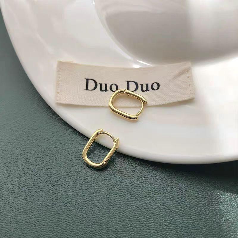 Серьги-кольца из стерлингового серебра 925 пробы: 2025 Современный Нишевый Дизайн - Элегантный и Роскошный для Женщин