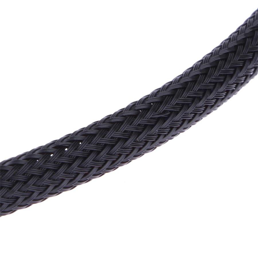 4-контактный удлинительный кабель для PWM-вентилятора в черной оплетке (11")