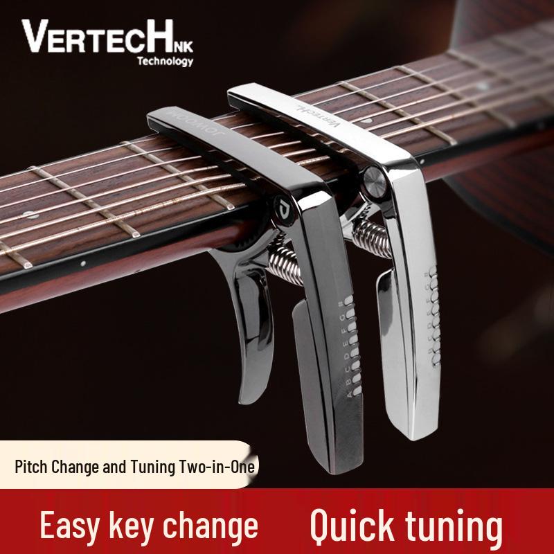 Boreke High-End Two-in-One Guitar Capo and Tuner