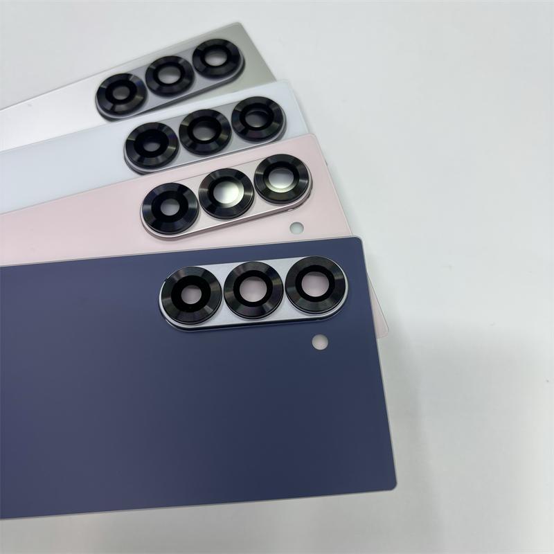 Корпус A++ для Samsung Galaxy Z Fold 6 F956 Стеклянная задняя крышка аккумулятора Ремонт Замена Дверца Телефона Задняя + Объектив Камеры