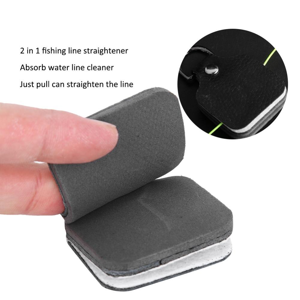 Water Absorption Fly Leader Cleaner Lightweight Tippet Straightener Saltwater Fishing