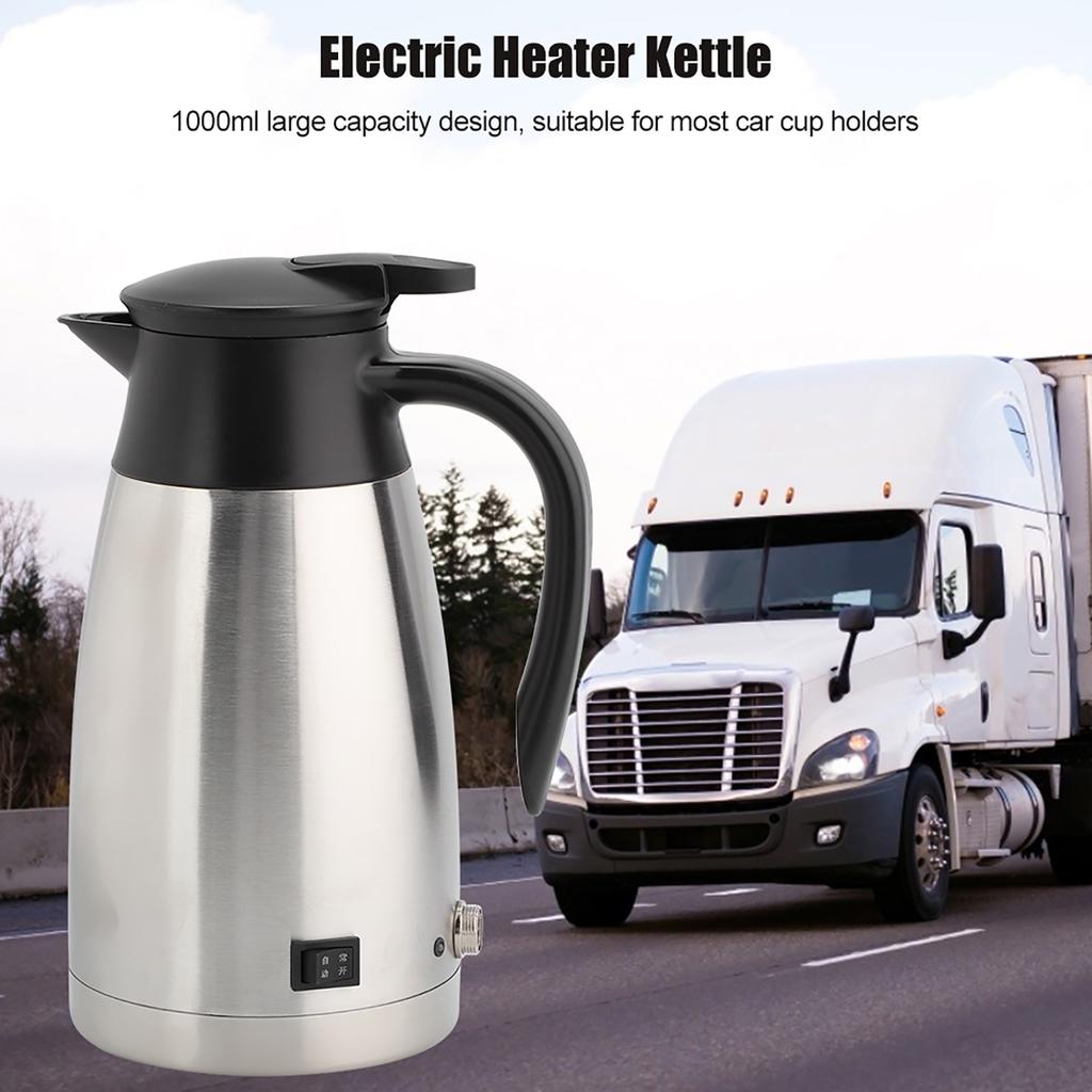 1000 мл 12 В 24 В универсальный автомобильный чайник электрический нагреватель чайник горшок портативный водонагреватель