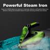 Беспроводной утюг, паровой утюг 2400 Вт, легкий портативный утюг с паровой сушкой для одежды, антипригарная подошва