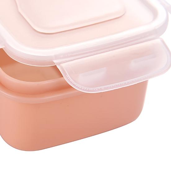 Round/Rectangle Kitchen Organizer Food Storage Container Seal Crisper Lunch Box